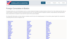 Desktop Screenshot of consulate-boston.com